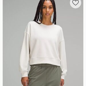 Lululemon Athletica Cream Relaxed Hoodie